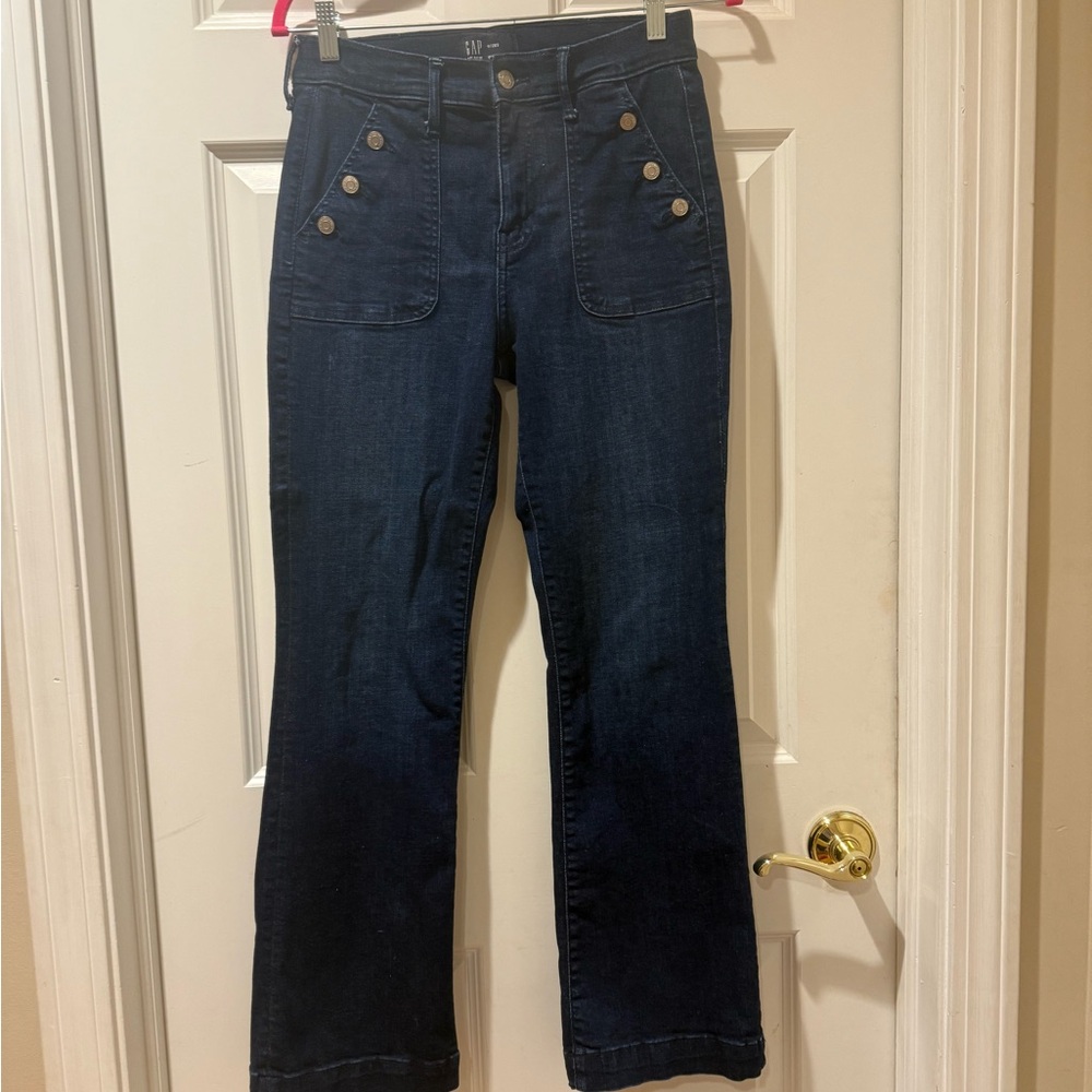GAP baby boot jeans in 6/28 short - Picture 2 of 9